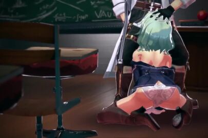 1boy 1girls blowjob eiyuu_densetsu musse_egret pantie rean_schwarzer tagme trails_of_cold_steel video wallimog