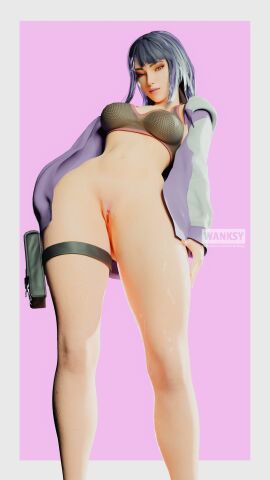 1girls 3d 3d_custom absurd_res absurdres ass ass_visible_through_thighs below_view big_ass big_breasts big_butt black_hair bottomless breasts breasts_bigger_than_head censored cleft_of_venus curvaceous custom_3d custom_model exposed_pussy fat_mons female female_focus female_ninja female_only fishnets hand_on_stomach hi_res high_resolution highres hinata_hyuuga huge_breasts hyuuga_hinata kunoichi large_breasts long_hair low-angle_view massive_breasts naruto naruto_(series) naruto_shippuden ninja plump_labia puffy_pussy pussy seductive sky sky_background small_waist solo tagme thick_thighs thigh_highs thigh_strap top_heavy very_high_resolution view_from_below wanksy wide_hips