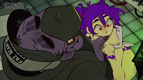 1boy1girl animated animated_image animation bileshroom blowjob blowjob_face blowjob_only bouncing_breasts breasts breasts_out breasts_out_of_clothes deep_blowjob deep_penetration deep_throat deepthroat dominant dominant_male domination face_fucking facefuck fellatio fellatio_face femsub five_nights_at_freddy's five_nights_at_freddy's_3 haru_(masochistfox) jiggle jiggling_breasts maledom michael_afton monster_boy monsterfucker nipples oc_x_canon ocxcanon on_knees oral oral_penetration oral_sex panties panties_only penis_in_mouth perky_breasts perky_nipples purpleverse saliva saliva_drip saliva_on_penis saliva_string saliva_trail straight_sex submissive submissive_female sucking sucking_off sucking_penis thrusting thrusting_forward thrusting_hard thrusting_into_mouth