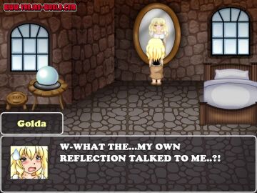 2d 2d_animation 2girls animated blonde_female blonde_hair breast_sucking breasts doppelganger fingering fingering_partner fingering_pussy game game_mechanics golda_(monster_love_hotel) magic magic_mirror mirror monster_love_hotel pussy sound tagme vanja video yuri