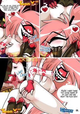 1boy 1girls 69 69_position anthro anus ass assertive_female blowjob blush blushing cherri_bomb_(hazbin_hotel) cock comic cunnilingus cyclops cyclops_girl deavalin demon demon_girl demons dick english english_dialogue english_text fangs fellatio female female/female furry hazbin_hotel hazbin_hotel_sex_(comic) heart heart_symbol interspecies long_hair male male/female nervous page_9 penis penis_lick ponytail pussy reptile_humanoid saliva saliva_on_penis sharp_teeth sir_pentious_(hazbin_hotel) slurp slurping smile snake snake_hood speech_bubble speech_bubbles straight thick thick_ass thick_butt thick_penis thick_thighs vagina vercomicsporno vivziepop