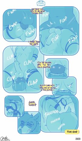 anal anal_orgasm anal_sex anthro ass avian balls biped bird bodily_fluids bondage bound bovid caprine comic cum cum_inflated cum_inflated_belly cum_inflation cum_inside cum_while_penetrated cumflated cumflated_belly cumflating_male cumflation dialogue ejaculation genital_fluids genitals goat hair hands-free hi_res inflation jakethegoat jakethegoat_(character) knot knotting male male/male male_penetrated male_penetrating male_penetrating_male mammal penetration penile penile_penetration penis penis_in_ass sex speech_bubble text thick_thighs zerva_von_zadok_(capesir)