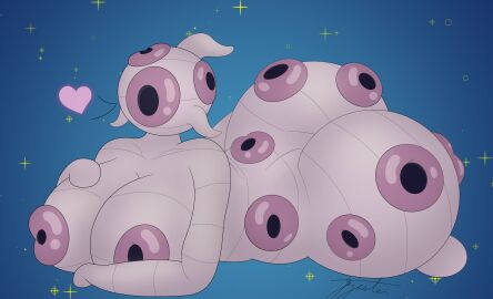 1girls 2020 anthro anthrofied ass big_ass big_breasts breasts eyebrowless eyeless eyeless_female faceless female female_only flukemarm flukes_(hollow_knight) gazaster heart hi_res hips hollow_knight lips lying lying_on_stomach milf monster monster_girl multi_mouth nightmare_waifu open_mouth pink_body pink_skin solo sparkles team_cherry trypophobia what wide_hips
