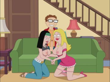 american_dad francine_smith hayley_smith sfan steve_smith tagme video