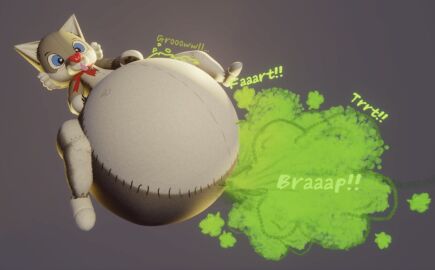 anthro anus ass auriwooosh beau_(auriwooosh) belly big_ass big_belly big_butt blue_eyes canid canine canis cheek_tuft facial_tuft fart fart_cloud fart_fetish green_fart_cloud grey_body huge_ass huge_butt hyper hyper_ass hyper_butt lying male mammal monobutt on_back onomatopoeia pink_bow pink_nose pink_ribbon pink_tongue plushie plushophilia seam_(sewing) simple_background solo sound_effects stitch_(sewing) text tongue tongue_out tuft white_body wolf x_anus zipper