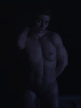 1female 1girls 3d abigail_anderson athletic_female breasts female female_only fit fit_female flat_chest muscles muscular_female naked_female small_breasts solo solo_female standing the_last_of_us the_last_of_us_2