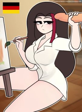 artist brush canvas german_flag germany_(what_if_animation) handjob patreon penis stroking_penis tagme unseen_male_face video what_if_animation(artist)