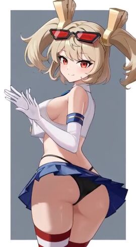 ai_assisted ai_generated dancing elbow_gloves female huge_ass huge_breasts sailor_uniform skirt tagme thighhighs twintails video