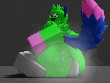 3d ass baseplate big_ass big_butt dummy_(roblox) face_sitting facesitting gay green_fur kevin_(nyanwolf) male musk musk_clouds nyanwolf pink_fur roblox roblox_studio robloxian source_request spaderr34 steamy sweat sweaty_ass sweaty_butt tagme