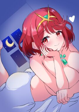 1girls ass bare_shoulders bedroom bedroom_eyes big_ass big_breasts blush blush_lines blushing_at_viewer boobs_and_butt_pose breasts busty chest_jewel cleavage curvaceous curvy curvy_female curvy_figure earring earrings female female_focus female_only hand_on_cheek heart hi_res high_resolution highres huge_breasts large_breasts laying laying_down laying_on_bed laying_on_stomach lying lying_down lying_on_bed lying_on_stomach medium_hair monolith_soft moon moonlight naked naked_female naked_towel night night_sky nintendo nude nude_female otama_ladle23 pov_eye_contact pyra red_eyes red_hair red_leotard seductive seductive_look seductive_pose seductive_smile short_hair sidelocks smile smiling smiling_at_viewer solo solo_female solo_focus tagme tiara towel towel_on_ass towel_only voluptuous voluptuous_female xenoblade_(series) xenoblade_chronicles_(series) xenoblade_chronicles_2