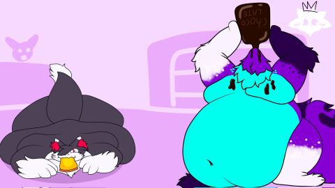 2boys ass ayax_(ayaxstudio) big_ass bubble_ass bubble_butt huge_ass kabsgarda male overweight tagme thick_thighs wide_hips