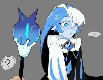 blue_skin cookie_run cookie_run_kingdom pure_vanilla_cookie shadow_milk_cookie solo tagme zilvazy