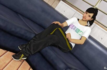 andelx crying cum_in_mouth female foot_on_head hair_pull imminent_rape imminent_sex kanda_tsuyoshi peace_sign ryuu_ga_gotoku sawamura_haruka yakuza_(series)