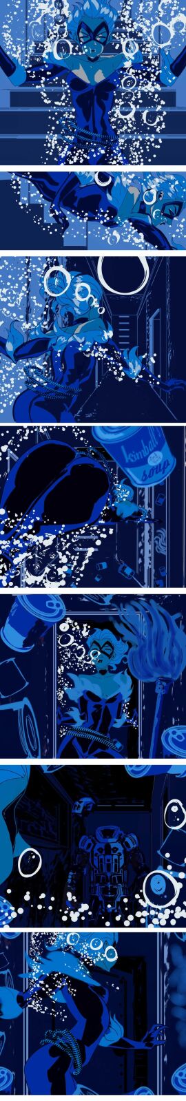 ass batnipsforever black_cat_(marvel) breasts felicia_hardy female lipstick marvel marvel_comics underwater