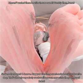 big_breasts breasts chainsaw_man darkenedrose feet female foot_fetish foot_focus power_(chainsaw_man) smelly_feet socks steam