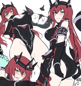 1girls alien_(the_battle_cats) animal armband ass belly belly_button blush breasts cat_(battle_cats) cleavage clothed_sex color digital_media_(artwork) feline female galaxy_gals grabbing_ass green_eyes green_skin hand_on_head headmistress_jeanne hippopotamus human hyppoh inner_sideboob japanese_text large_breasts leotard lifting_ass light_skin long_hair looking_at_viewer looking_pleasured mature_female nyanko_daisensou offscreen_sex one_eye_closed red_hair sed_(d4vcmk) smile teacher text the_battle_cats thick_thighs thighs tiara tight_clothing white_fur zoophilia