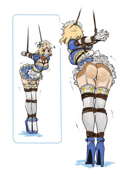 1girls alternate_costume arms_behind_back ass bad_end ball_gag bare_ass blonde_hair bondage bound bound_ankles bound_arms bound_legs captured captured_heroine clothed collar damsel_in_distress defeated defeated_heroine domination enslaved enslaved_royal eudetenis female female_focus female_only femsub forced_exposure forced_submission gag gagged game_over gloves green_eyes harness_gag heels helpless high_heels humiliated humiliation kidnapped leash maid maid_headdress maid_uniform male maledom mirror nintendo peril pointy_ears princess princess_zelda punishment pussy pussy_juice reflection restrained rope rope_bondage royalty sad sad_sub scared sex_slave sex_toy short_hair slave slave_collar slave_girl sole_female solo stockings story submissive submissive_female sweat tears_of_the_kingdom the_legend_of_zelda tied tied_up tremble_lines trembling uncomfortable unhappy unhappy_female very_high_heels vibrator worried zelda_(tears_of_the_kingdom)