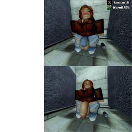 1futa 3d balls balls_expansion balls_growth balls_growth_(enlargement) bathroom big_breasts breasts bulge clothed futa_focus futanari genital_expansion genital_growth genital_growth_(enlargement) intersex kururr34 penis penis_out roblox robloxian self_upload tagme thick_thighs