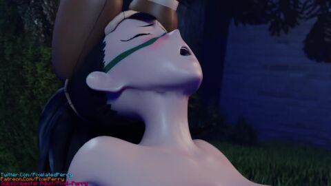 2futas 3d animated big_penis blush futa_only futanari giggle giggling himiko_toga laugh momo_yaoyorozu my_hero_academia oops outside_sex pixel-perry short_video smirk sound sucking_penis surprised tagme video