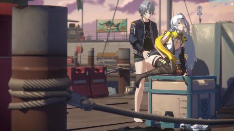 3d bouncing_breasts clothed_sex clothing crate dock harbor horizontalslope hoyoverse lehornysfx light-skinned_female light-skinned_male light_skin mihoyo nsfw_sonia_va on_crate opennsfwsp outdoors penetration raptoraudiosfx sex shoes_removed sound tagme vaginal_penetration video voice_acted white_hair wise_(zenless_zone_zero) yellow_eyes yixuan_(zenless_zone_zero) zenless_zone_zero