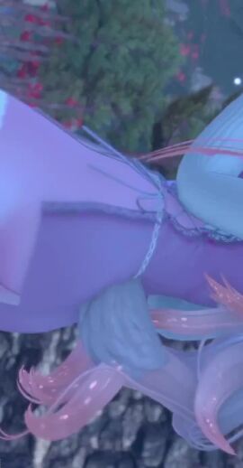 animal_tail animated ass boobs breasts kaii_ennn light-skinned_female light_skin mp4 outdoors outside pale-skinned_female pale_skin tagme tits video vrchat vrchat_avatar vrchat_model