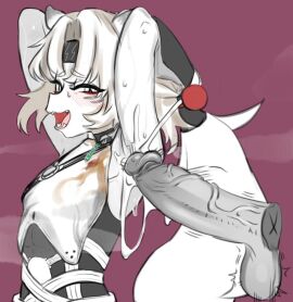 2boys animal_ears armpit armpit_fetish armpit_sex armpits arms_behind_head arms_up big_penis blush clothed clothing cum cum_drip cum_on_armpit cum_on_body erection face femboy feminine_male gay humanoid humanoid_penis kemonomimi light-skinned_femboy light-skinned_male light_skin lingyang_(wuthering_waves) lion_ears male male/male male_only penis sunsal tagme trap white_hair wuthering_waves yaoi