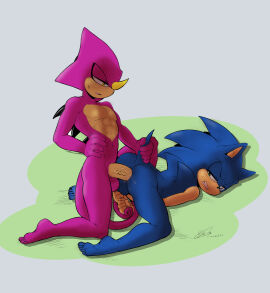 2023 5_fingers 5_toes abs absurd_res anal anal_sex anthro anthro_on_anthro anthro_penetrated anthro_penetrating anthro_penetrating_anthro arms_tied ass ass_up backsack balls ballsack big_penis blush bodily_fluids bound chameleon clenched_teeth doggy_style erection espio_the_chameleon eulipotyphlan facial_horn feet fingers fist from_behind_position gay gay_male genital_fluids genitals half-closed_eyes hand_on_hip hedgehog hi_res horn humanoid_feet humanoid_hands interspecies lizard looking_at_another looking_back looking_down male male/male male_penetrated male_penetrating male_penetrating_male mammal monochrome narrowed_eyes nipples nose_horn open_mouth penetration penis plantigrade precum reptile scalie sega sex soina sonic_(series) sonic_the_hedgehog sonic_the_hedgehog_(series) tail tail_grab teeth thick_penis toes yaoi