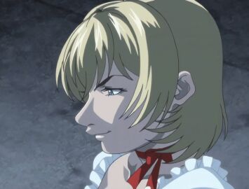 00s 1futa 1girls 2007 after_fellatio american animated bible_black bible_black_new_testament blonde_hair blue_eyes blush bow breasts choker cum cum_in_mouth cumdrip dress earrings fellatio female futa_with_female futanari high_ponytail jody_crowley large_breasts lipstick long_hair mind_control nightgown oral penis purple_eyes relief saeki_kaori shin_bible_black short_hair smile tagme uncensored witch