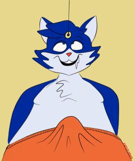 big_penis carterccakes erection_under_clothes feline furry male outlet_(outletdraws) penis