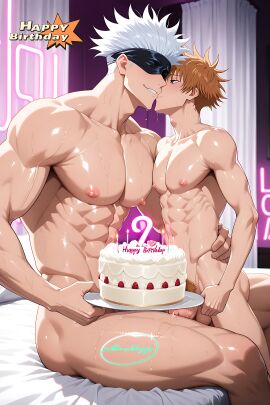 ai_generated gay gay_kissing gay_male gay_sex gojich1 gojo_satoru gojotoyboy gojou_kaoru gojou_satoru gojou_wakana gojoxpratham marriage married married_couple married_male married_sex satoru_gojo