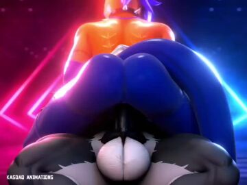 1boy 1girls 3d animated anthro ass balls big_ass bottomless bottomless_female bouncing_ass bra bubble_ass bubble_butt cayenne_(kasdaq) chiyo1000nights cowgirl_position fat_ass female furry furry_only huge_ass jiggle jiggling_ass kasdaq large_ass legwear male nude nude_male original penis sex silescobaltacorn sound spiked_collar straight straight_sex tagme tail thick_ass thick_thighs thighhighs video voice_acted wide_hips