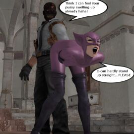 3d alstair2 batman:_arkham_city batman_(series) black_mask_(dc) catwoman catwoman_(arkham) catwoman_(arkham_city) catwoman_(long_halloween) comic comic_page cuntbusting dc dc_comics female low_blow roman_sionis selina_kyle