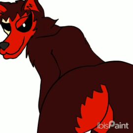 ambiguous_gender amon_wolf_(oc) artist_request ass furry shaking_ass shaking_butt solo tagme yiff