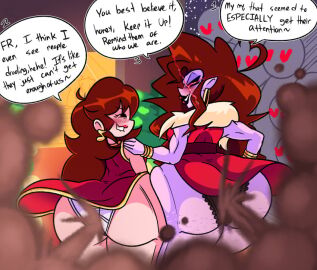 brap crowd drool exhibitionism fart farting_on_crowd friday_night_funkin girlfriend_(friday_night_funkin) hamb0ne mommy_mearest onlookers wishiwasthere