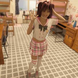 1girls 3d big_ass big_breasts big_thighs breasts college college_girl college_student curvaceous curvy curvy_figure female forever_an_aesthete hips kamiko_(forever_an_aesthete) light-skinned_female light_skin mature mature_female slim_waist student student_uniform thick thick_hips thick_legs thick_thighs thighs uniform voluptuous waist wide_hips