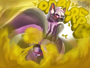 anal anthro ass big_ass big_butt duo eyewear eyewear_only facesitting fart fart_cloud fart_fetish fart_sniffing farting_in_mouth farting_on_another farting_on_face fluffy fluffy_tail gassy glasses glasses_only hi_res looking_down looking_down_at_partner male male/male mammal mephitid nude oral raised_tail ray_rhythmus red_eyes rimming sex sitting_on_another skunk smelly sniffing soomir spread_ass spread_butt spreading tail thick_tail thick_thighs wearing_glasses