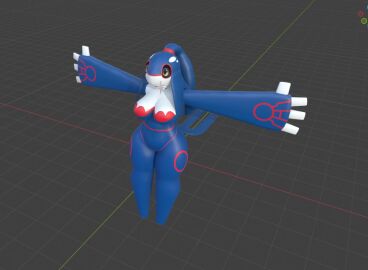 big_breasts breasts clausxdultra cleavage female huge_breasts kyogre kyu_(artesjsc) tagme thick_thighs wide_hips