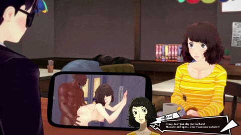 2boys 3d akira_kurusu cuckold female joker_(persona) koikatsu netorare netorase ntr persona persona_5 sadayo_kawakami sex simp_no_3769 sound tagme vaginal_penetration video
