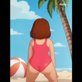 ai_generated animated ass corset family_guy fishnets meg_griffin sound swimsuit tagme twerking video