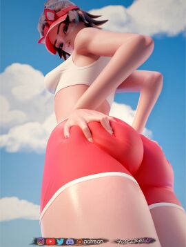 1girls 2024 3d 3d_(artwork) artist_name asian asian_female ass ass_grab big_ass blender breasts brown_hair clothed clothed_female clothing clouds day daytime female female_only fit fit_female forceballfx grabbing_own_ass hat heroine human human_female human_only japanese japanese_female kiriko_(overwatch) lifeguard_kiriko light-skinned_female light_skin looking_at_viewer looking_down medium_breasts no_sex overwatch overwatch_2 paag patreon realistic_breast_size realistic_proportions red_nails sky solo solo_female thighs video_game_character visor visor_cap younger_female