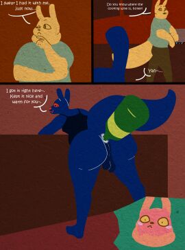 absurd_res anal anal_sex anthro anus ass atlasfugged balls beverage big_anus big_ass big_butt bodily_fluids bottle_in_ass bottomless clothed clothing duo genitals gourmand_(rain_world) hi_res humanoid improvised_sex_toy inv_(rain_world) looking_back male male/male mammal penetration penis presenting rain_world romantic romantic_couple saggy_balls seductive slugcat tail videocult