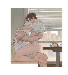 deadpool gay lkikai male male/male male_only marvel marvel_comics peter_parker spider-man spider-man_(series) wade_wilson