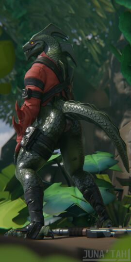 1:2 2023 3d anthro anus arm_pouch armband armwear ass assault_rifle athletic athletic_anthro athletic_male backsack balls ballsack bandage bandaged_leg bedroom_eyes belt belt_pouch bent_legs big_anus big_ass big_balls big_butt biped bottomless bottomless_anthro bottomless_male claws clothed clothing digital_media_(artwork) dragon empty_eyes epic_games finger_claws fingerless_gloves fingers forest fortnite full-length_portrait genitals gloves glowing glowing_eyes green_balls green_body green_perineum green_scales grinning_at_viewer gun hand_on_legs hands_on_knees hands_on_legs handwear hi_res hybrid_(fortnite) inviting inviting_to_sex inviting_viewer junatah jungle leaning leaning_forward leather leather_strap leg_pouch legband legwear lizard looking_at_viewer looking_back lust lustful_gaze male markings mostly_nude mostly_nude_anthro mostly_nude_male muscular muscular_anthro muscular_male mythological_creature mythological_scalie mythology narrowed_eyes naughty_face orange_eyes outside perineum plant portrait pose presenting presenting_anus presenting_balls presenting_hindquarters puffy_anus purple_anus raised_tail ranged_weapon red_armband red_armwear red_clothing red_topwear reptile rifle scales scalie seductive sharp_teeth shirtless shirtless_anthro shirtless_male shoulder_guards smile solo spiked_tail spikes spikes_(anatomy) spots spotted_body spotted_scales spread_legs spreading standing straps tail teasing teeth thick_thighs thigh_pouch toe_claws topwear torn_clothing torn_topwear tree weapon wingless_dragon