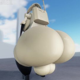 3d animated ass b1_battle_droid balls battle_droid big_ass big_balls clanker femboy huge_ass male male_only muitetul no_sound robot robot_femboy star_wars tagme twerking video