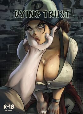 1boy 1girls 2d age_difference angry ass athletic athletic_female baseball_cap big_ass big_breasts breasts brown_eyes brown_hair cap clementine_(the_walking_dead) comic comic_cover cover curvaceous curvy curvy_figure cute english_text female freckles hat highres huge_ass huge_breasts human interracial large_ass large_breasts large_penis light-skinned_male light_skin male massive_breasts nipples noblood noblood_(ryandomonica) page_1 partially_clothed penis petite pussy ryandomonica shortstack size_difference skinny slim smaller_female speech_bubble straight teenager text the_walking_dead the_walking_dead_(game) the_walking_dead_game thick_thighs thighs tight_pussy torn_clothes vaginal_penetration wide_hips younger_female