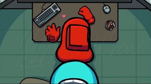 among_us anal_sex animated animated_gif artist_name artist_signature baby_cakes_(squishcrew) coffee coffee_mug crewmate_(among_us) cyan_(among_us) dominant_male dominated_female female female_dominated gif impostor_(among_us) innersloth keyboard keyboard_(computer) male male_dominating male_dominating_female maledom mouse_(computer) mug no_arms red_(among_us) squishcrew_(artist) tagme watermark
