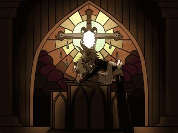 2d 2d_(artwork) 2d_animation 2d_artwork alien alien_boy alien_humanoid alien_only animated animation boys_love church church_interior cyclops french_kiss french_kissing friends_with_benefits luskhari male male/male male_on_male male_only male_penetrating_male missionary missionary_anal missionary_position missionary_sex nekromeowncer oc original_art original_artwork original_character original_characters penetrating penetration priest religious_themes yaoi