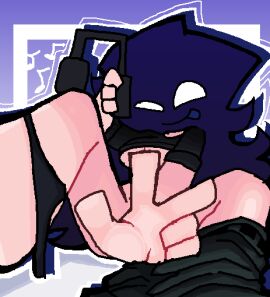 arcaned_roses convenient_censoring mystery_(roses_arcaned) panties_on_leg roses_arcaned