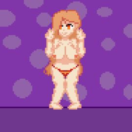 1girls blonde_hair chainsaw_man female power_(chainsaw_man) red_eyes swimsuit yellow_hair