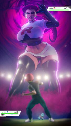 1girls 2boys 3d ass big_ass big_breasts big_thighs breasts curvaceous curvy curvy_figure enormous_ass enormous_breasts female game_freak gameplay_mechanics giant_ass giant_breasts giantess gigantic_ass gigantic_breasts gigantic_thighs hand_gesture health_bar height_difference hips hourglass_figure huge_ass huge_breasts huge_thighs hyper_ass hyper_breasts jessie_(pokemon) large_ass large_breasts large_thighs latex legs light-skinned_female light_skin loser_gesture macro male male/female massive_ass massive_breasts mature mature_female musashi_(pokemon) nintendo pokemon pokemon_(species) pokemon_trainer scrag_boy size_difference slim_waist squirtle stamina_bar straight team_rocket team_rocket_uniform thick thick_hips thick_legs thick_thighs thighs trainer voluptuous waist wide_hips